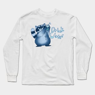 Hydration Racoon Long Sleeve T-Shirt